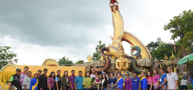 สวทช. นำคณะผู้ตรวจ อว. สัมผัสเส้นทางท่องเที่ยวเชิงเกษตรชุมชนคำพอุง จังหวัดร้อยเอ็ด