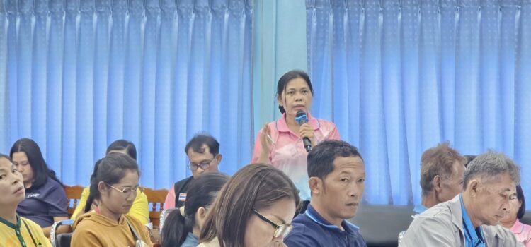 สท.-ธ.ก.ส.-สนง.เกษตรยโสธร-เอกชน จัดเวทีสรุปการทำงานขยายผลถั่วเขียว KUML ด้วยกลไกตลาดนำการผลิต