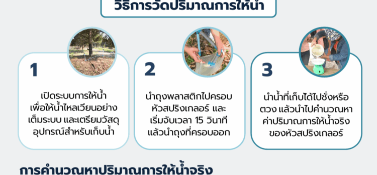 หัวสปริงเกลอร์ให้น้ำจริงเท่าไหร่-เตรียมระบบน้ำอย่างไร หัวสปริงเกลอร์ให้น้ำจริงเท่าไหร่-เตรียมระบบน้ำอย่างไร