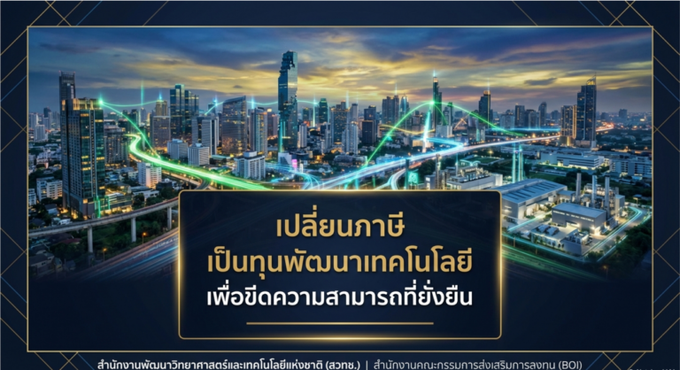 Turn Business Crisis into Innovation Opportunities: Invest in the “NSTDA Fund” to Drive Thai Innovation with 200% Tax Privileges