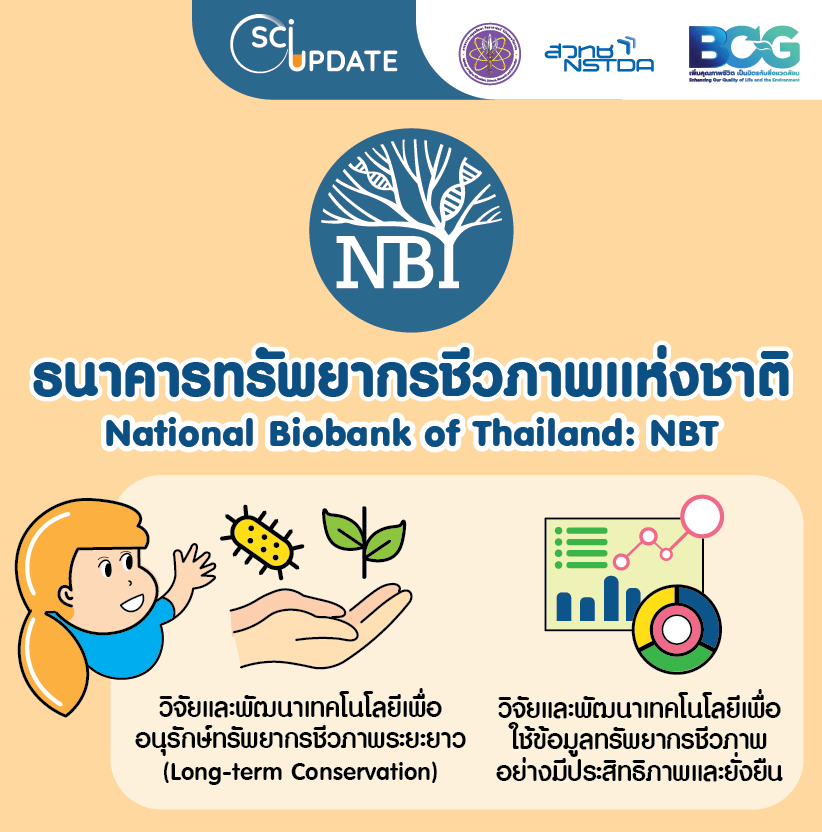 ธนาคารทรัพยากรชีวภาพแห่งชาติ (National Biobank of Thailand: NBT)