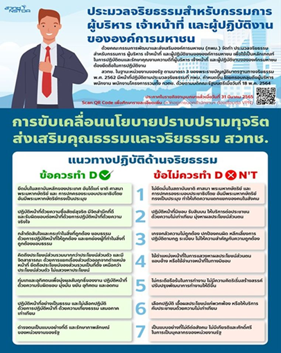 จัดทำแนวทางปฎิบัติด้านจริยธรรม Dos & Don’ts