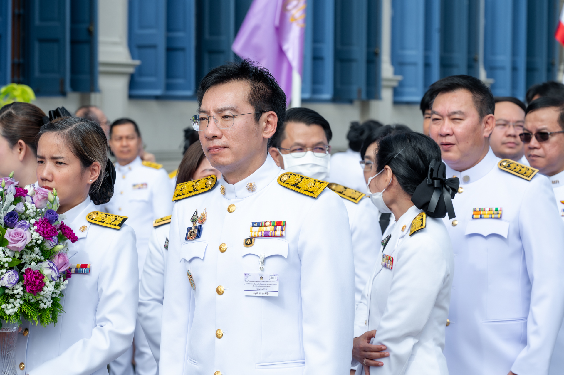 ภาพบรรยากาศการถวายพระพร