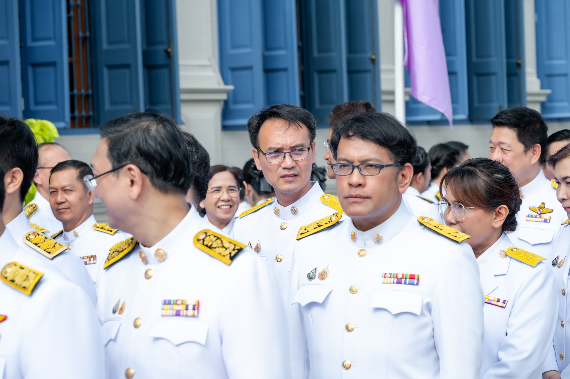ภาพบรรยากาศการถวายพระพร