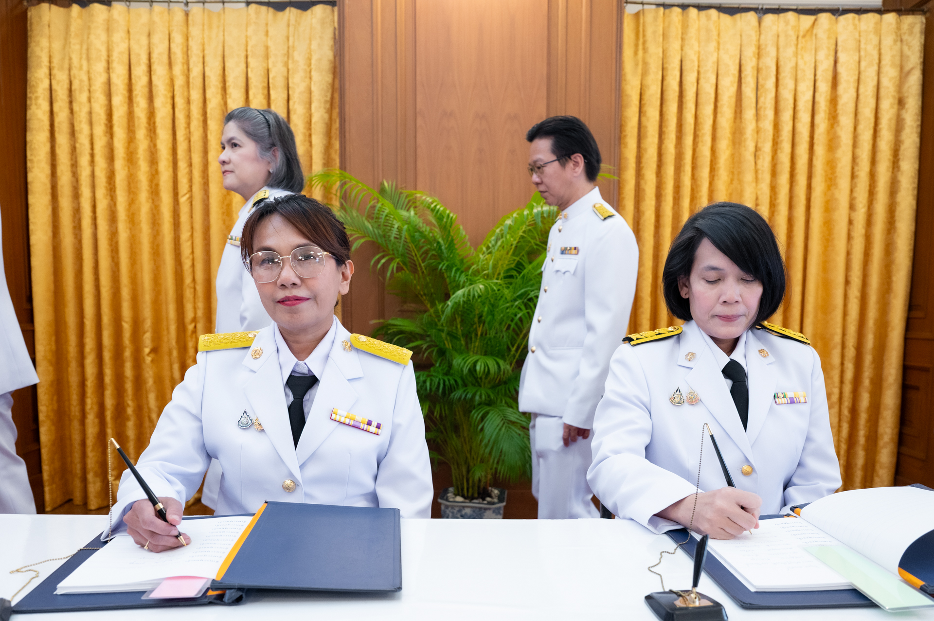 ภาพบรรยากาศการถวายพระพร