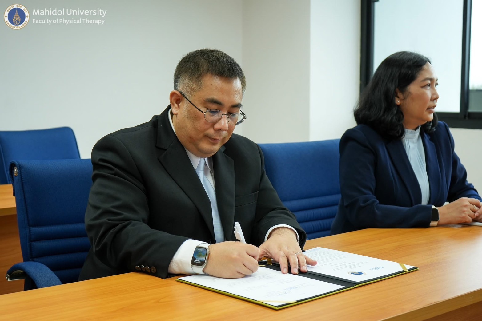 ภาพการลงนามความร่วมมือ