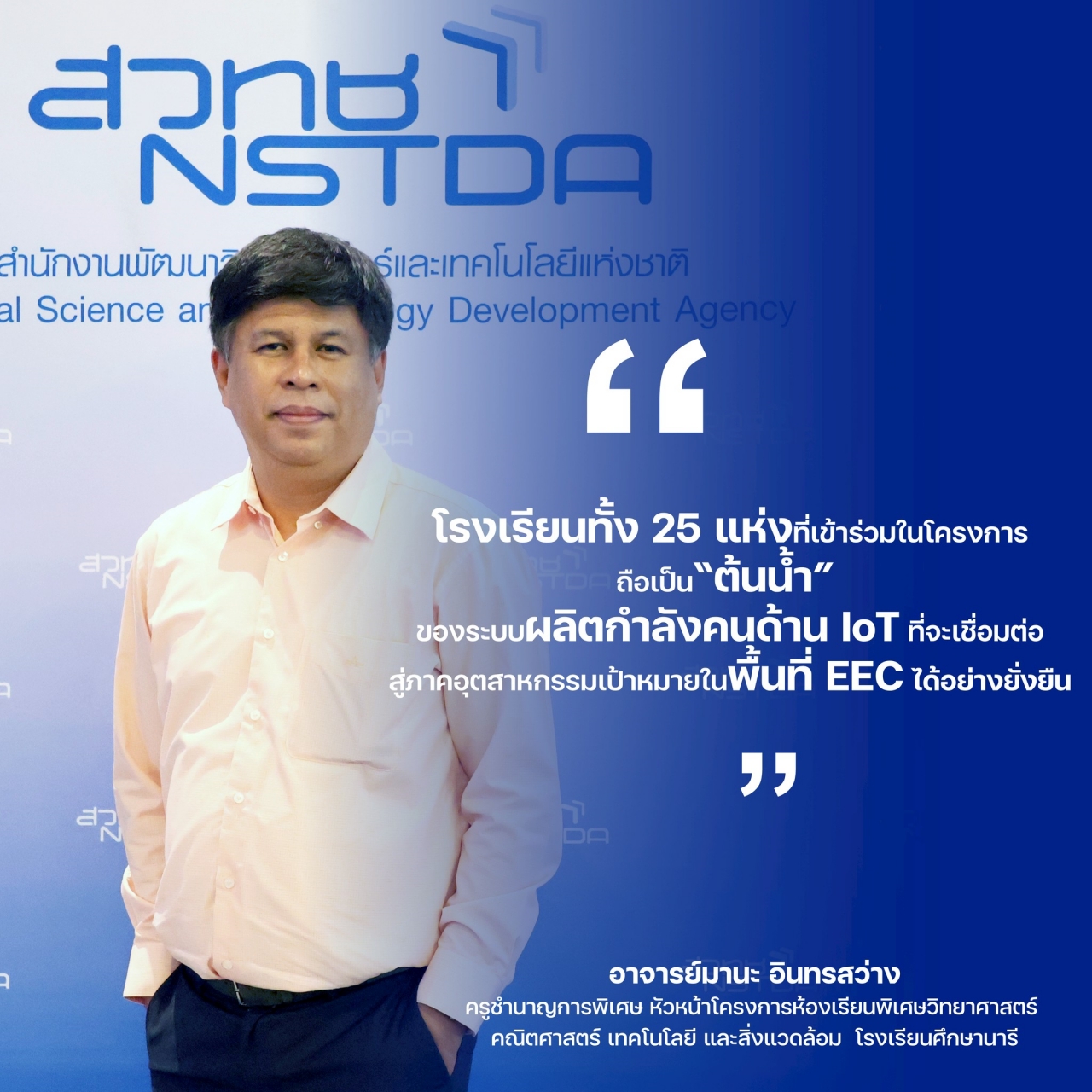 ภาพอาจารย์มานะ อินทรสว่าง ครูชำนาญการพิเศษ