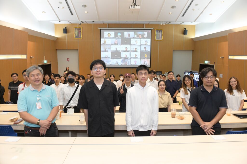 ภาพ นักศึกษาใหม่ TAIST-Science Tokyo พร้อมด้วยคณะผู้บริหารและทีมงาน สวทช. ถ่ายภาพร่วมกัน