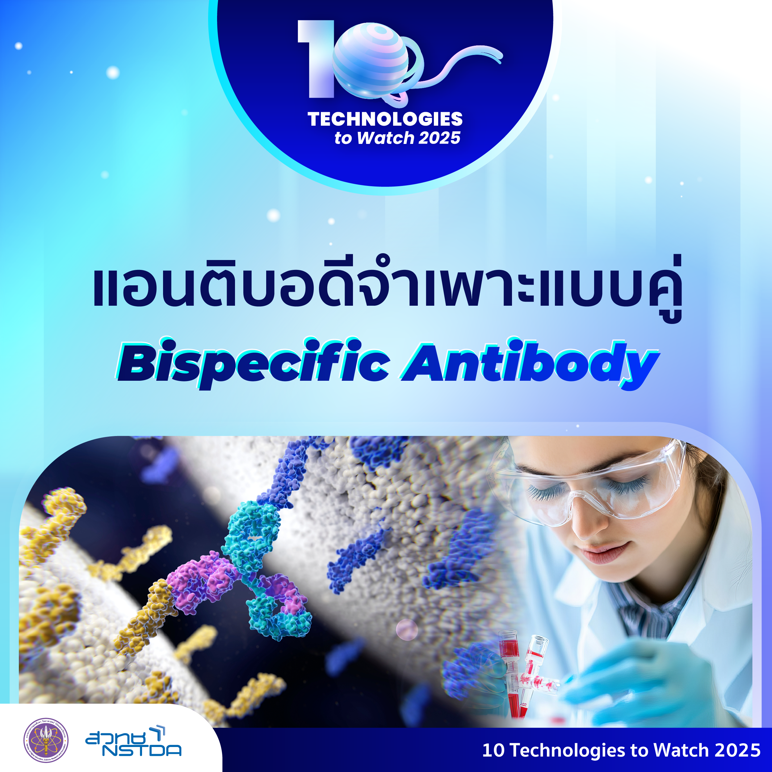 10 Technologies to Watch 2025: แอนติบอดีจำเพาะแบบคู่ (Bispecific Antibody)