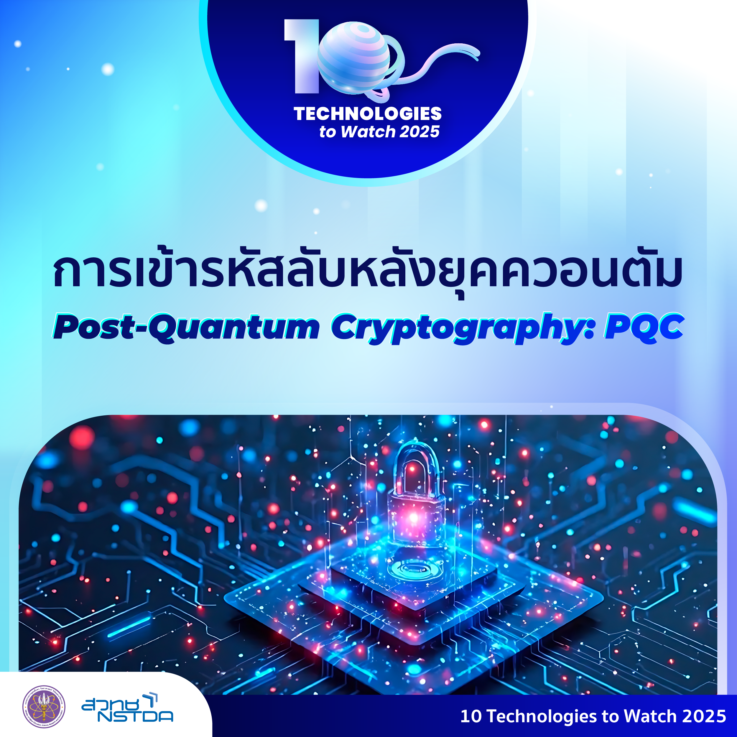 10 Technologies to Watch 2025: การเข้ารหัสลับหลังยุคควอนตัม (Post-Quantum Cryptography: PQC)