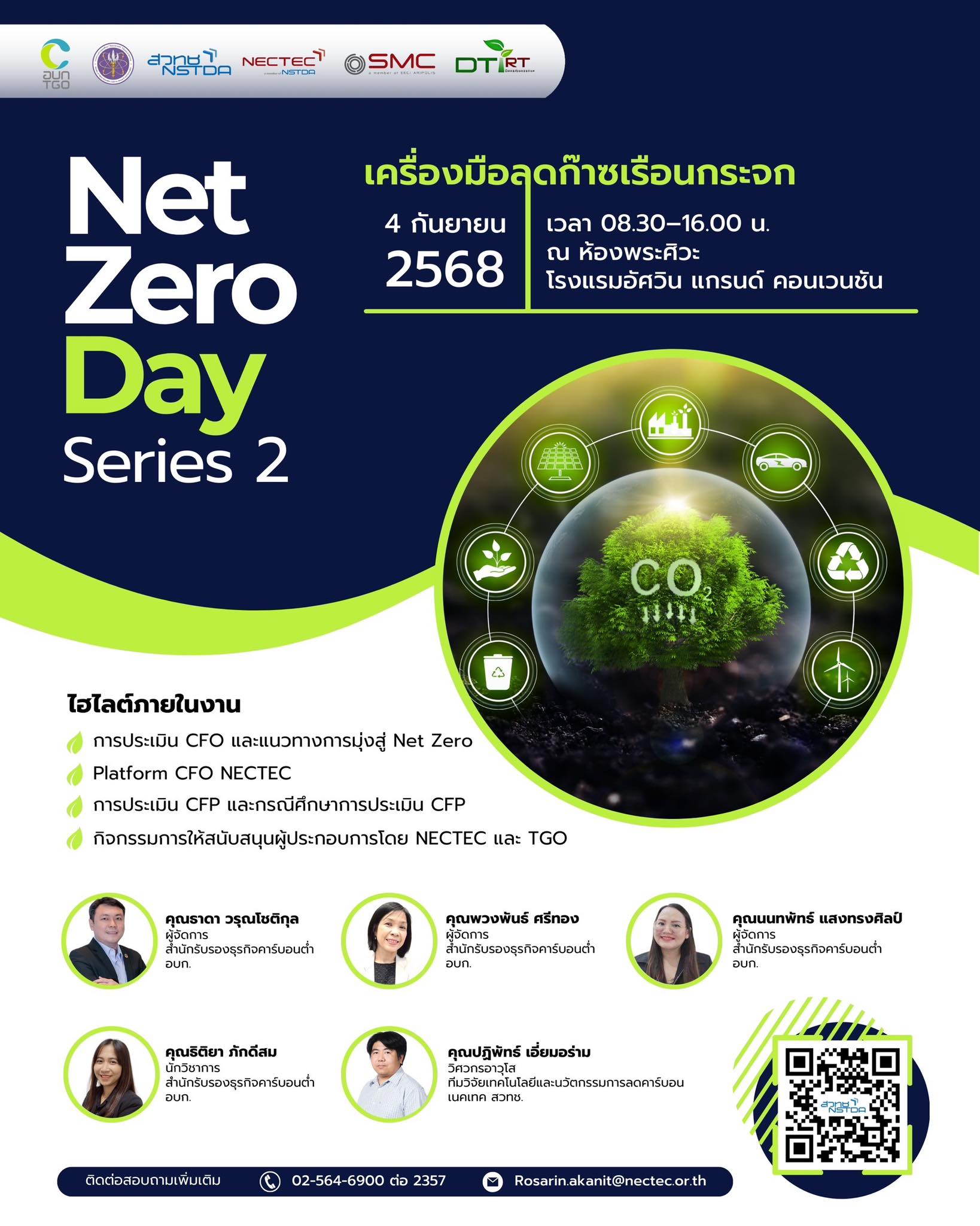 ภาพโปสเตอร์Net Zero Day Series 2 : เครื่องมือลดก๊าซเรือนกระจก