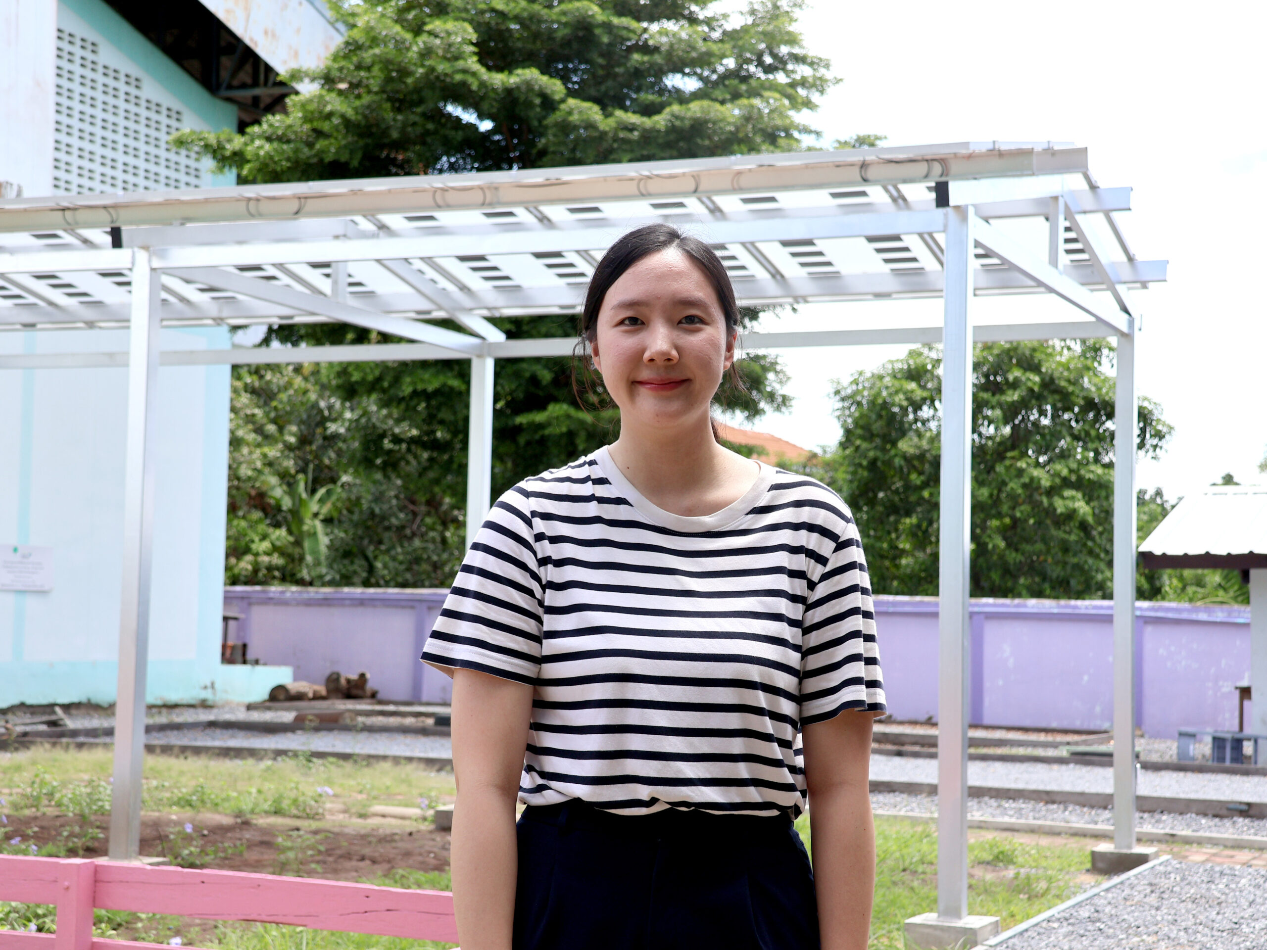 ภาพคุณพรรณณิษา กิจล่ำลือกุล ตัวแทนทีม Special Project Support for Power Plants บริษัท บี.กริม เพาเวอร์ จำกัด (มหาชน)