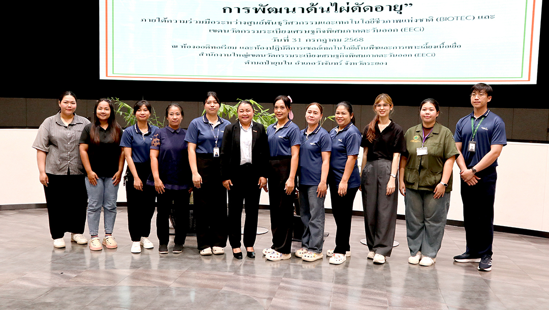 ภาพทีมวิจัยกระบวนการผลิตไผ่สายพันธุ์คุณภาพ