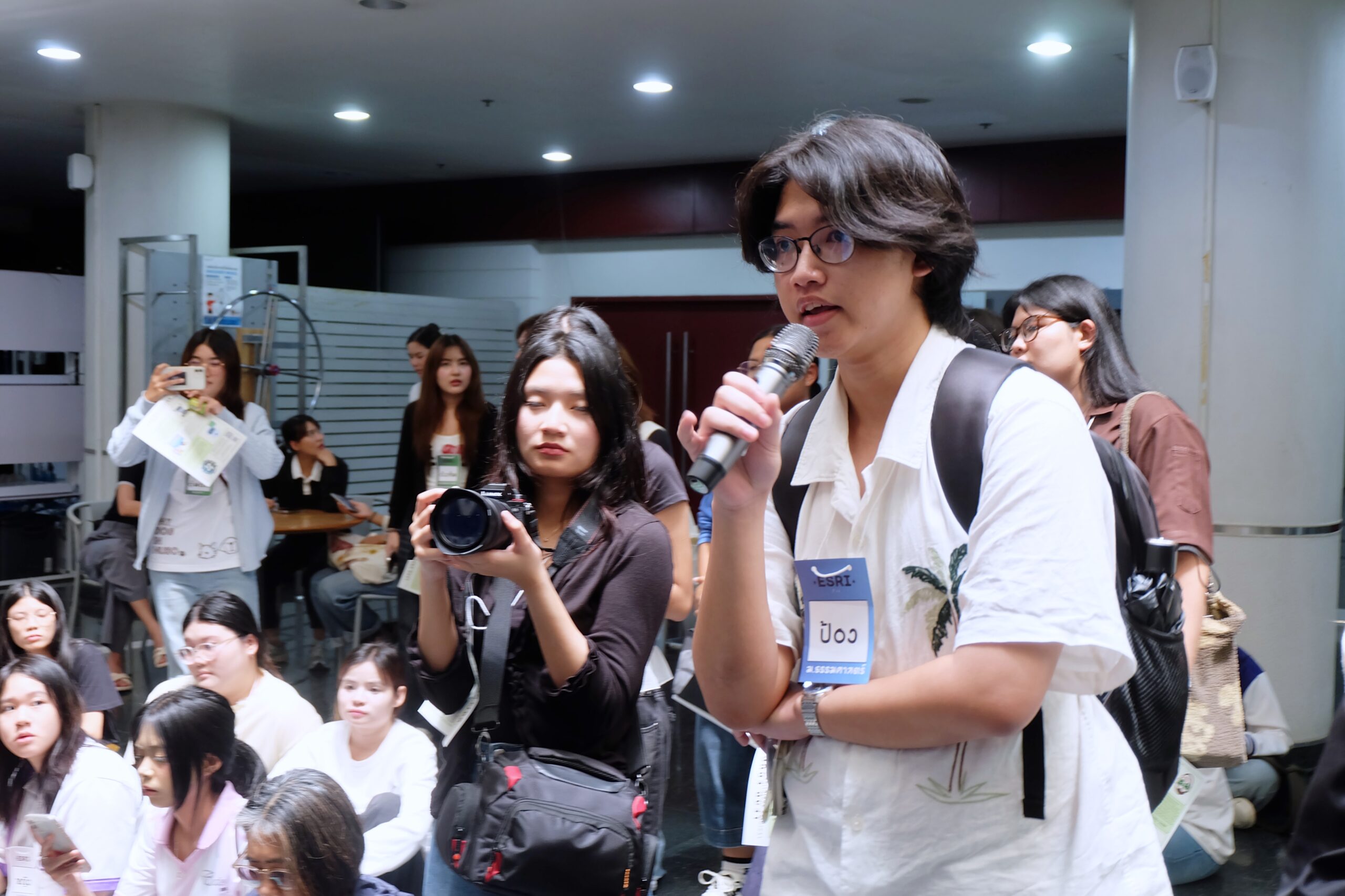 ภาพการบรรยายและเวิร์กชอปเพื่อเสริมทักษะการสื่อสารวิทยาศาสตร์
