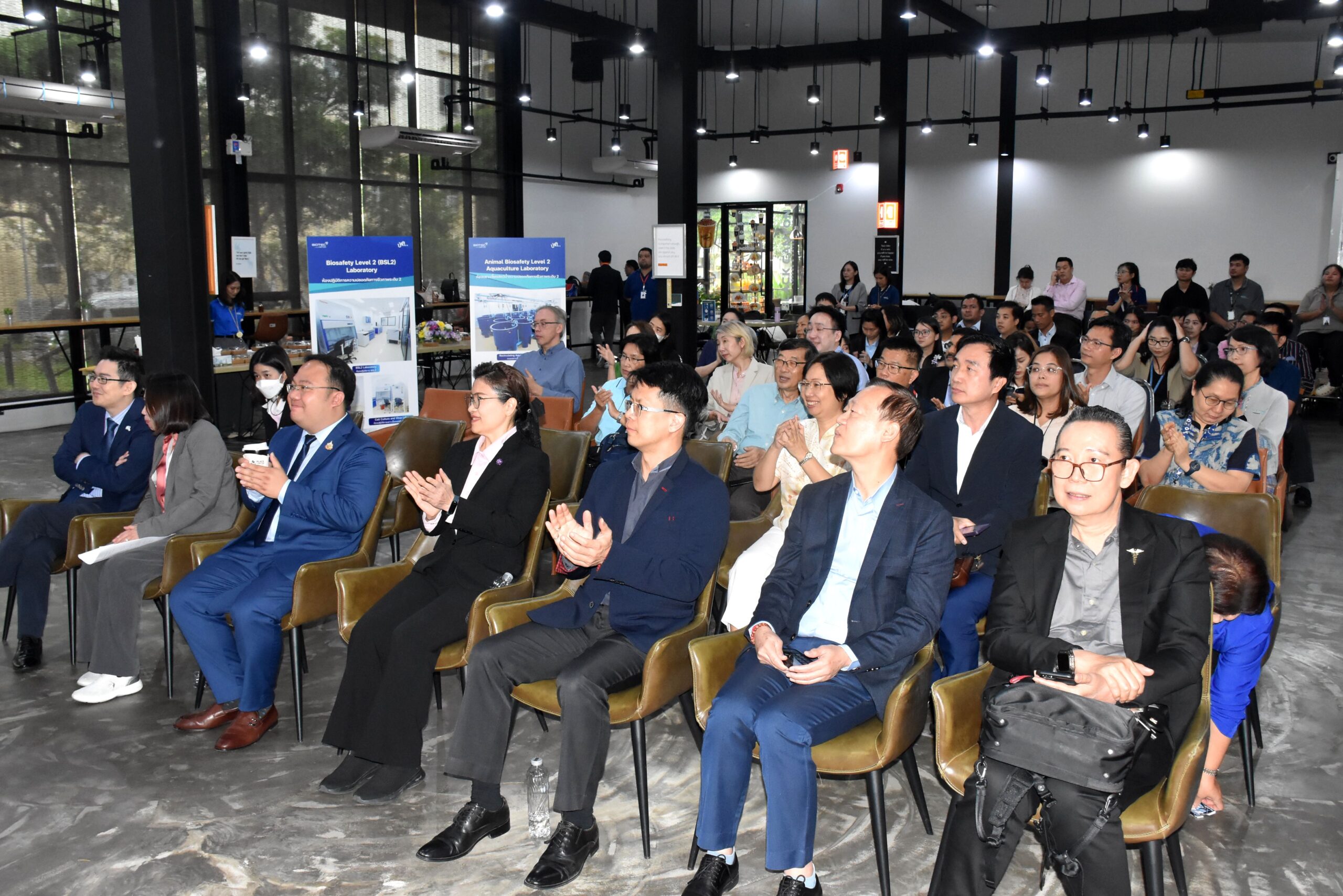 ภาพบรรยากาศเปิดตัวแล็บสัตว์น้ำขั้นสูง