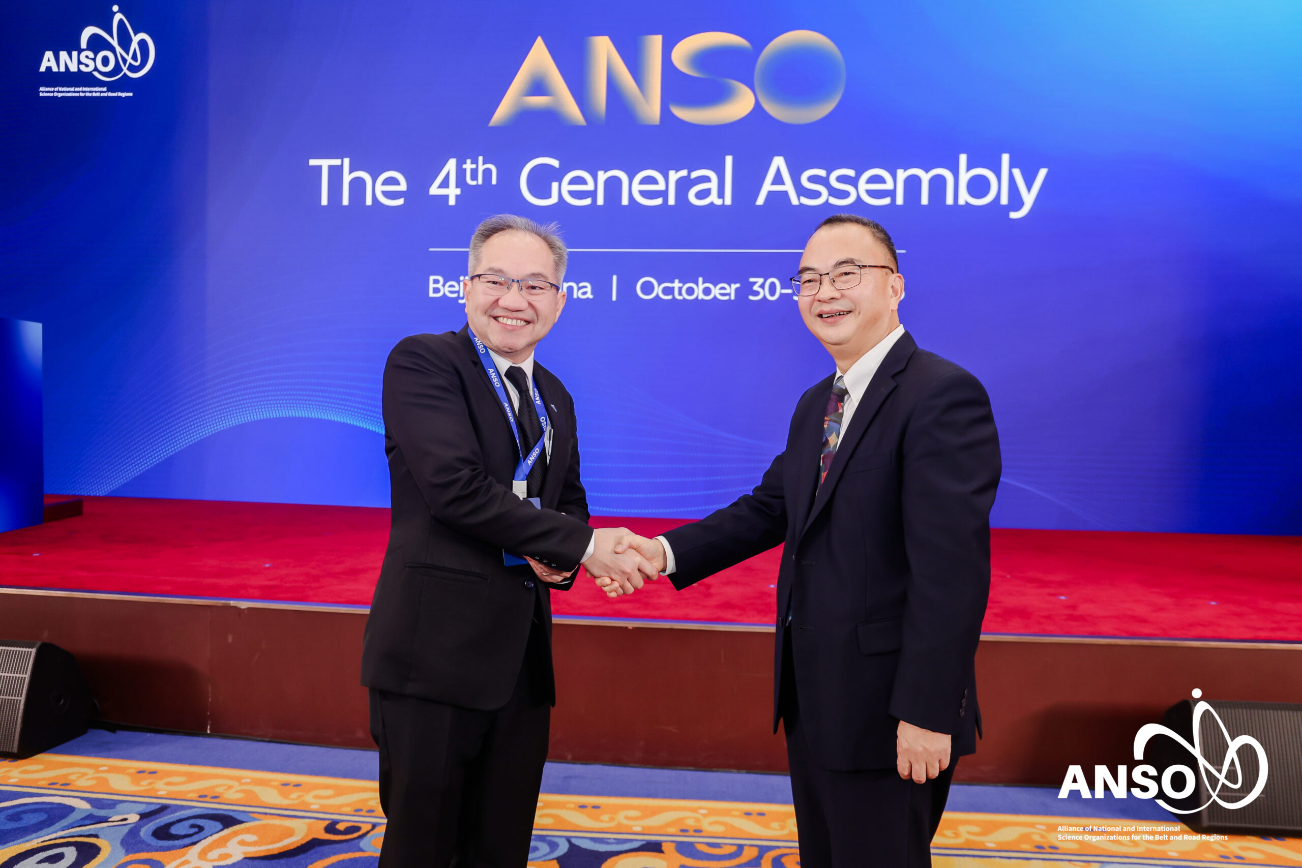 ภาพ ศ.ดร.ชูกิจ ลิมปิจำนงค์ ผู้อำนวยการ สวทช. เข้าร่วมการประชุม ANSO Governing Board ณ กรุงปักกิ่ง ประเทศจีน