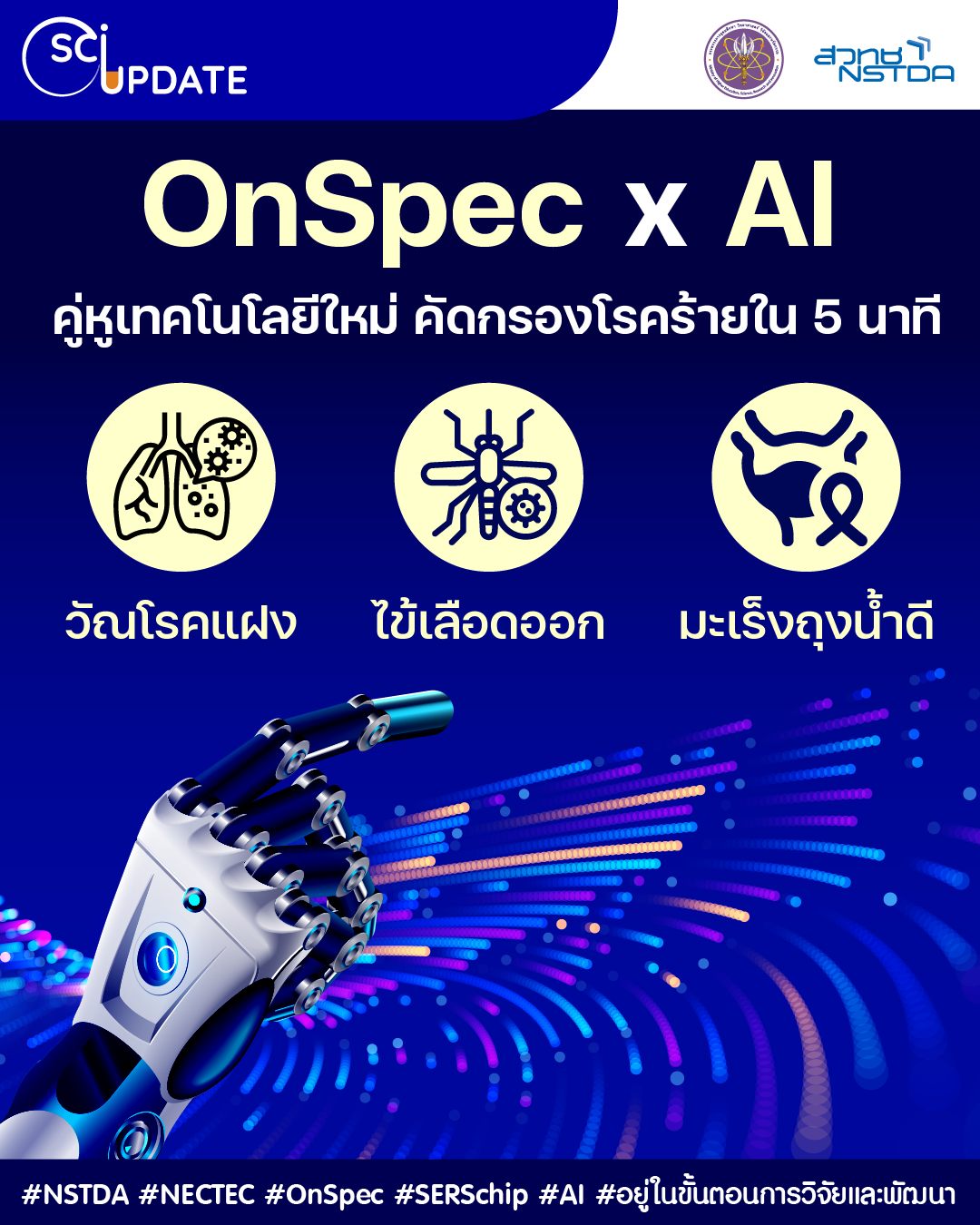 สวทช. พัฒนา ‘Digital EMS’ ต้นแบบรถพยาบาลโครงสร้างแข็งแรง พร้อมระบบการแพทย์ฉุกเฉินดิจิทัล