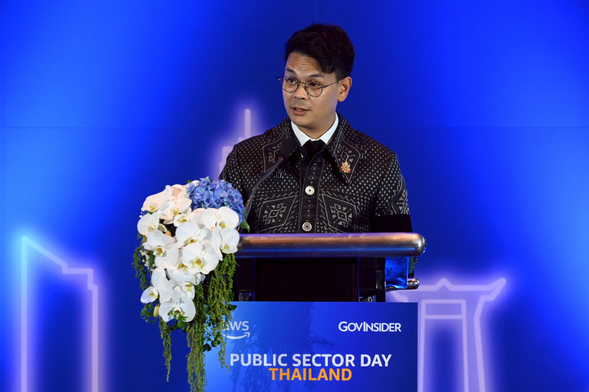 ภาพ บรรยากาศการกล่าวปาฐกถาพิเศษในพิธีเปิดงาน Public Sector Day Thailand 2025