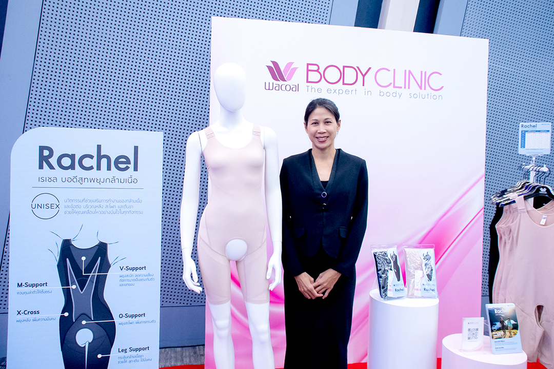 ดร.วรวริศ กอปรสิริพัฒน์ หัวหน้าทีมวิจัยการออกแบบเพื่อการเป็นอยู่ที่ดี เอ็มเทค สวทช. ผู้วิจัยและพัฒนาบอดีสูท Rachel รุ่น Everyday