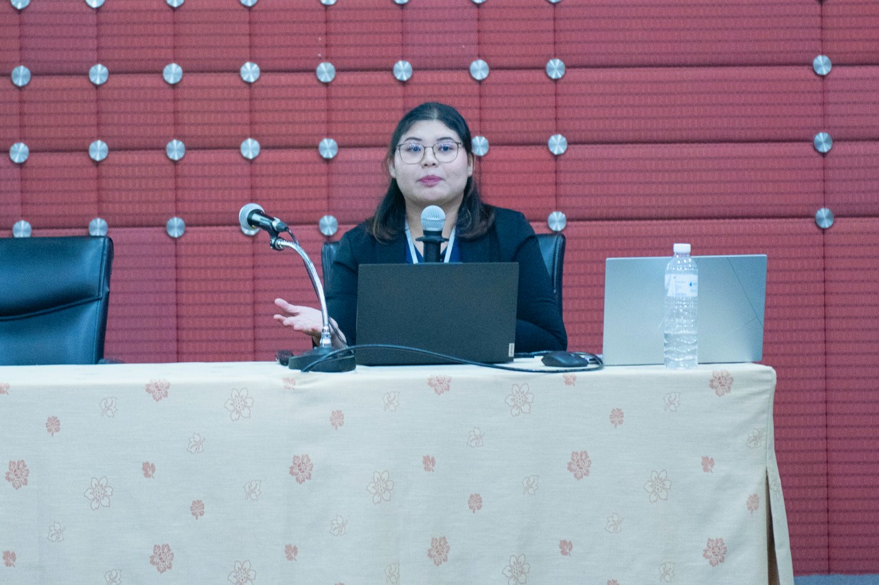 ภาพ: วิทยากรขณะนำเสนอข้อมูลวิชาการเทคโนโลยีเทระเฮิร์ตซ์