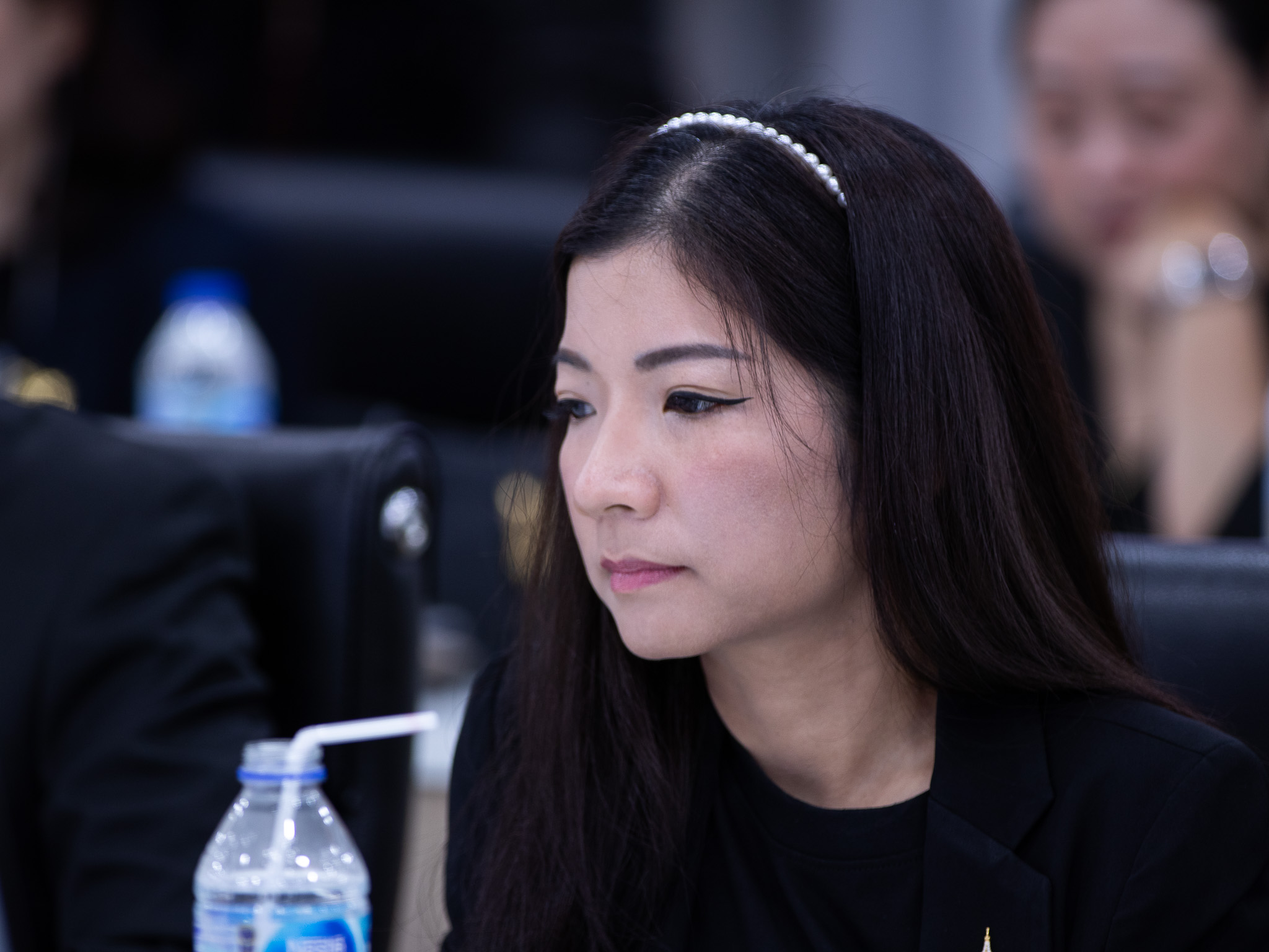 ภาพ:น.ส.พิมพ์พร ชีวานันท์ เลขานุการ รมว.อว. เข้าร่วมประชุมติดตามผลการดำเนินงาน Quick Win และนโยบายด้านวิทยาศาสตร์