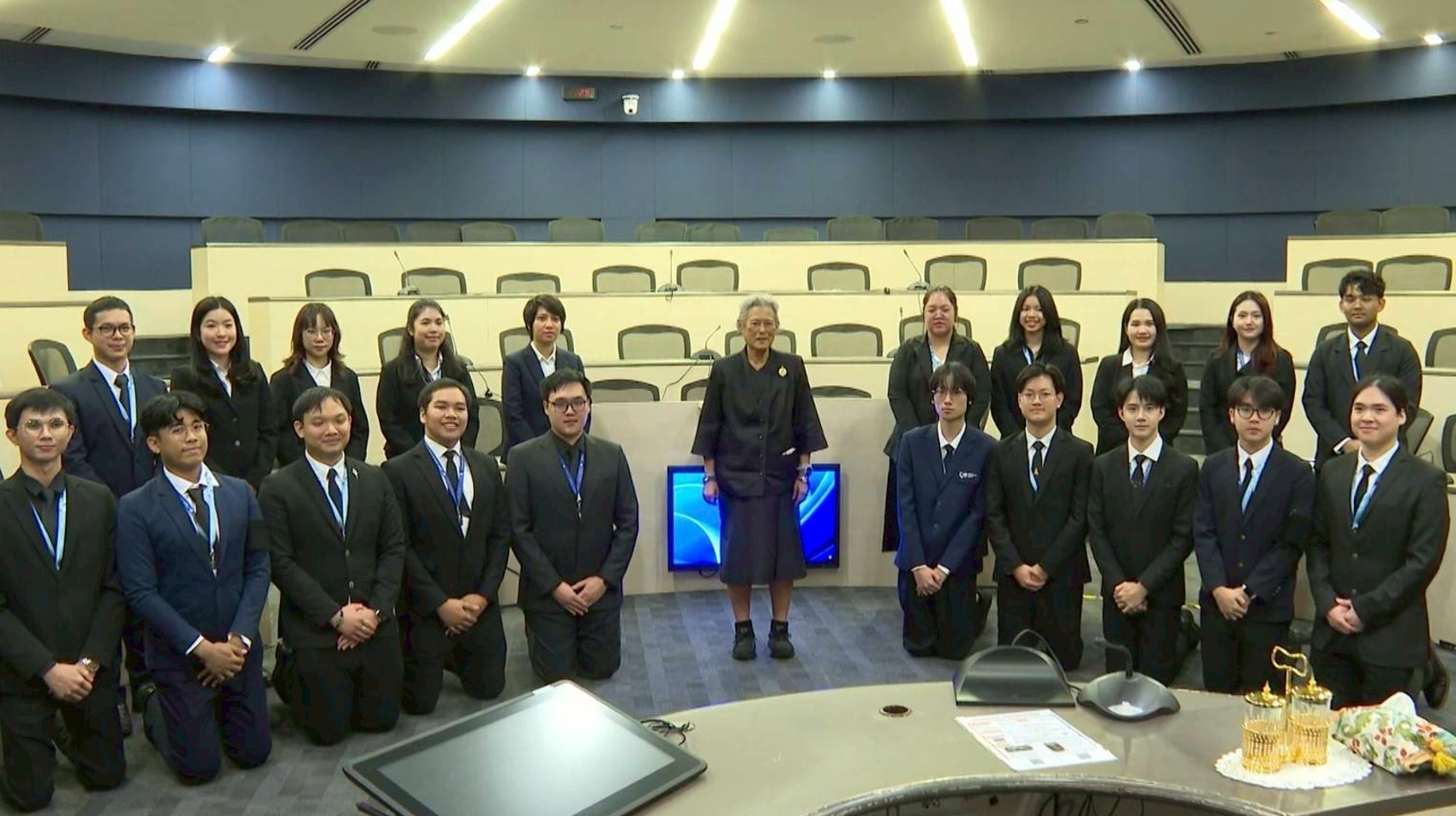 ภาพสมเด็จพระกนิษฐาธิราชเจ้า กรมสมเด็จพระเทพรัตนราชสุดา ฯ สยามบรมราชกุมารี เสด็จฯ ร่วมพิธีเปิดการประชุมสุดยอดนักวิทยาศาสตร์เยาวชนโลก ค.ศ. ๒๐๒๖ (GYSS 2026)