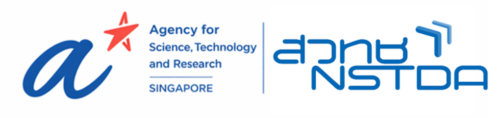 ภาพ ตราสัญลักษณ์ A*STAR และ สวทช.