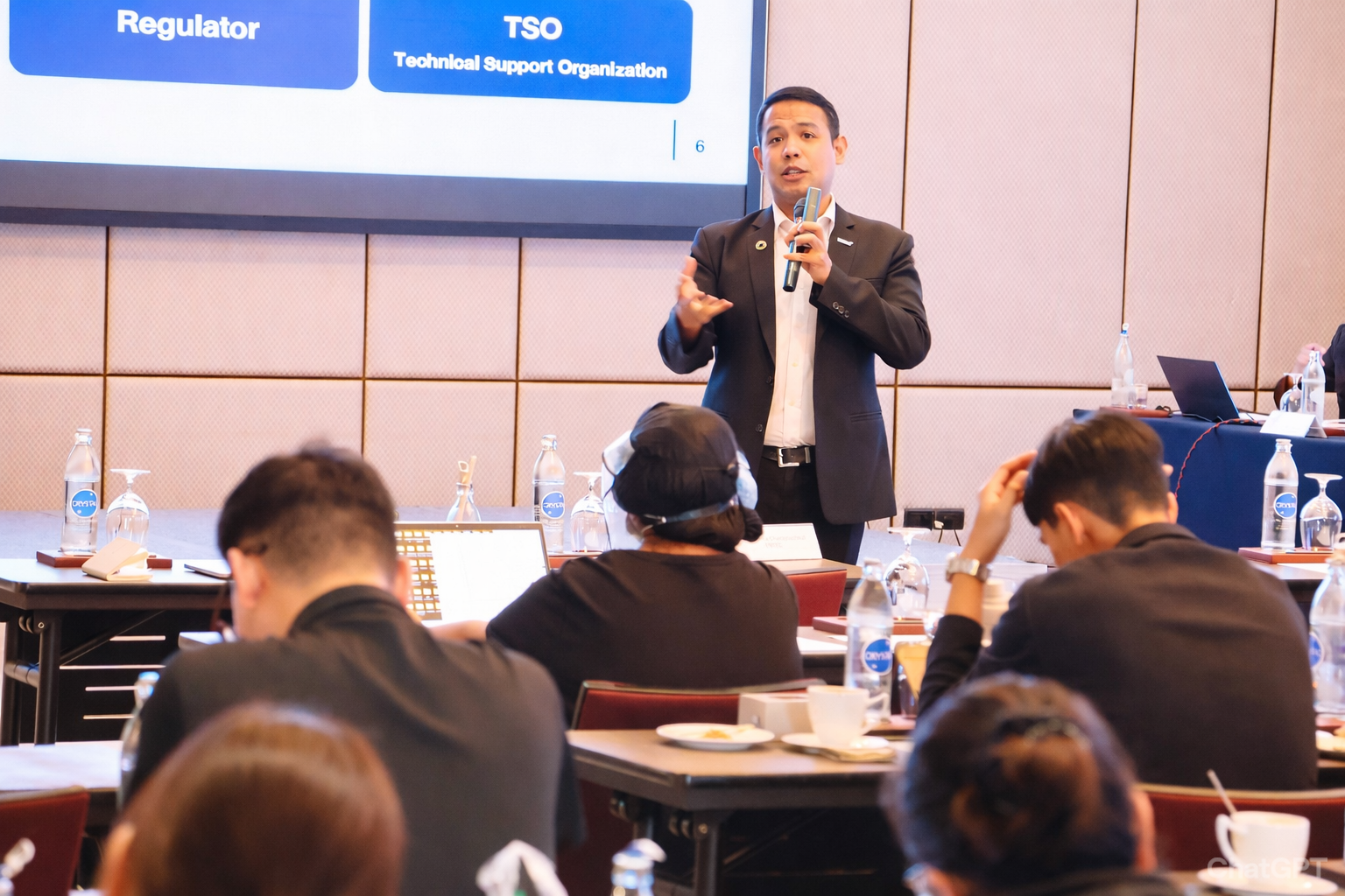 ภาพดร.กัมปนาท ซิลวา นักวิจัย ทีมวิจัยพลังงานทดแทนและประสิทธิภาพพลังงาน กลุ่มวิจัยพลังงานคาร์บอนต่ำ ENTEC สวทช. 