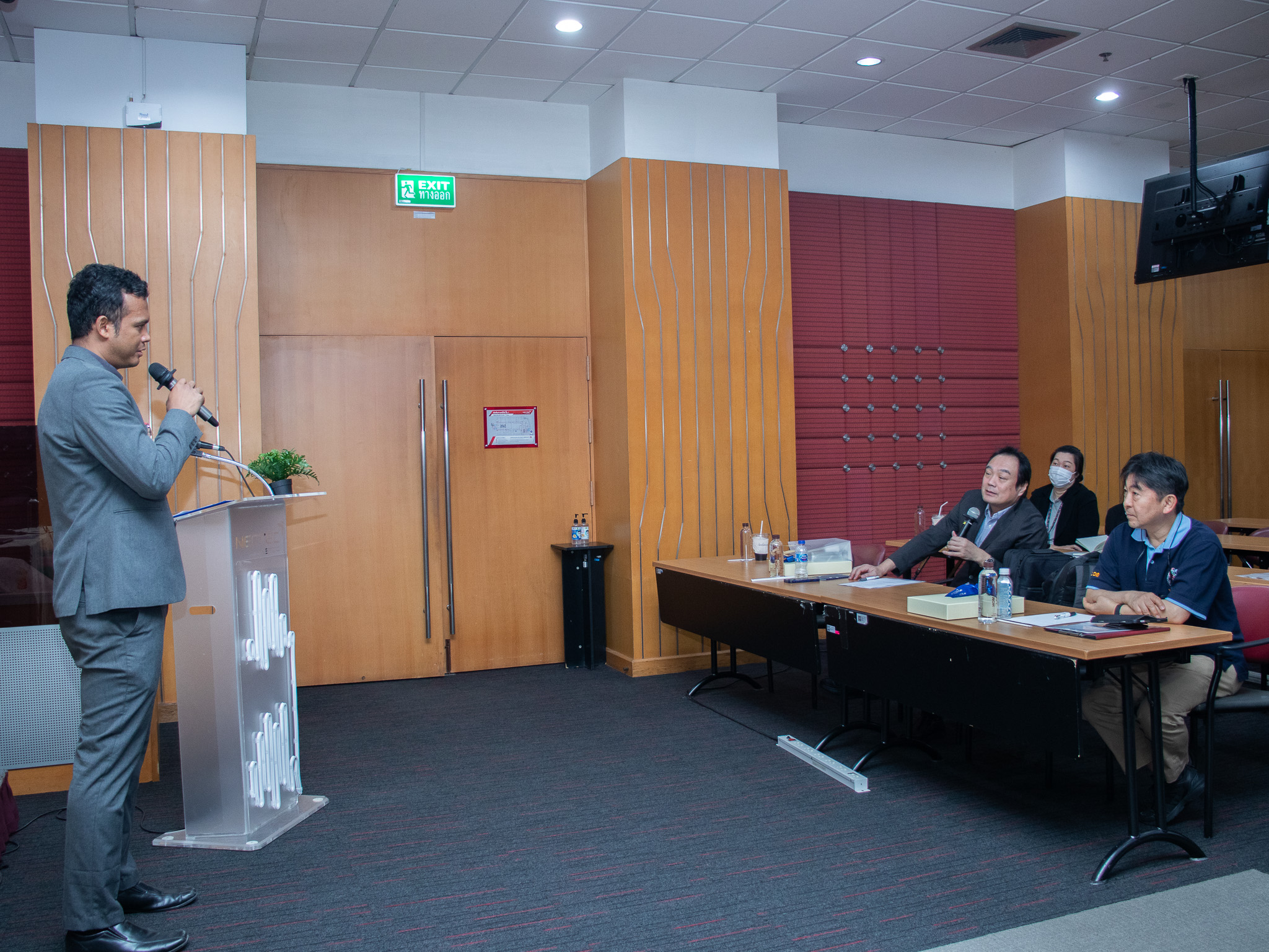 ภาพบรรยากาศการเยี่ยมชมในช่วงเช้า