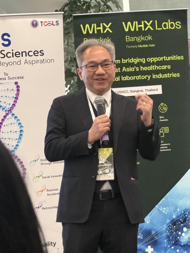 ภาพศาสตราจารย์ ดร.ชูกิจ ลิมปิจํานงค์ ในงาน WHX Dubai 2026 ณ สหรัฐอาหรับเอมิเรตส์