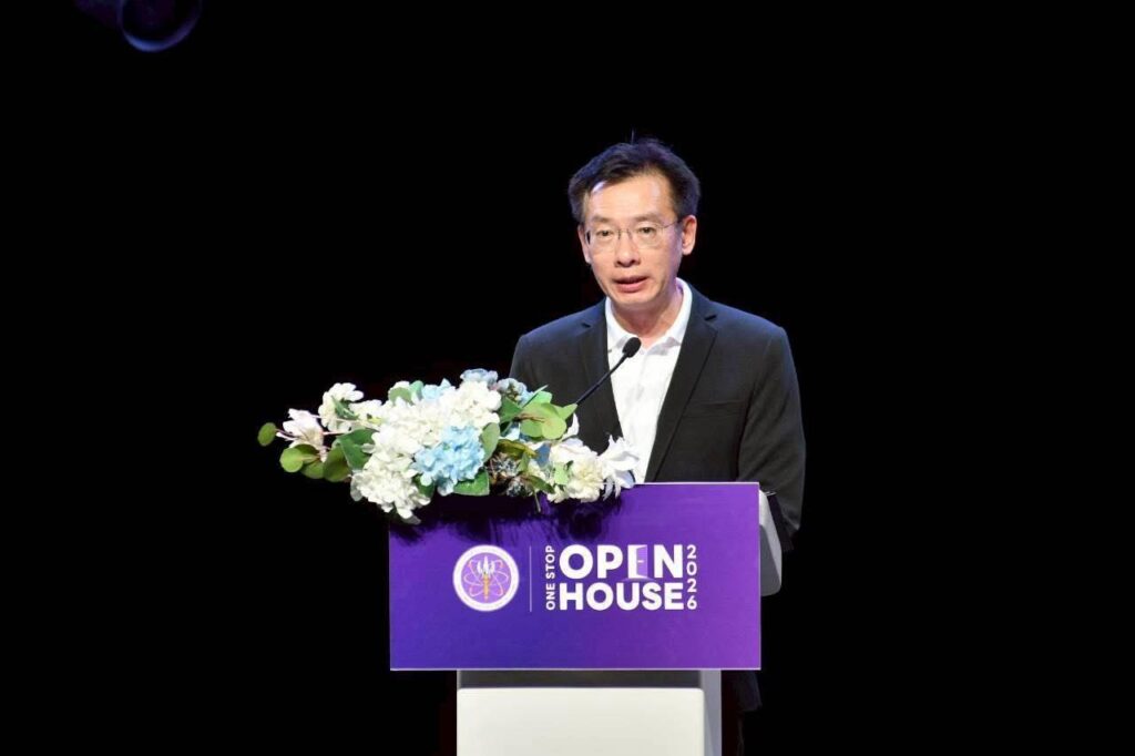 ภาพ: ศาสตราจารย์ ดร.ศุภชัย ปทุมนากุล ปลัดกระทรวง อว. กล่าวเปิดและประกาศความสำเร็จงาน One Stop Open House 2026