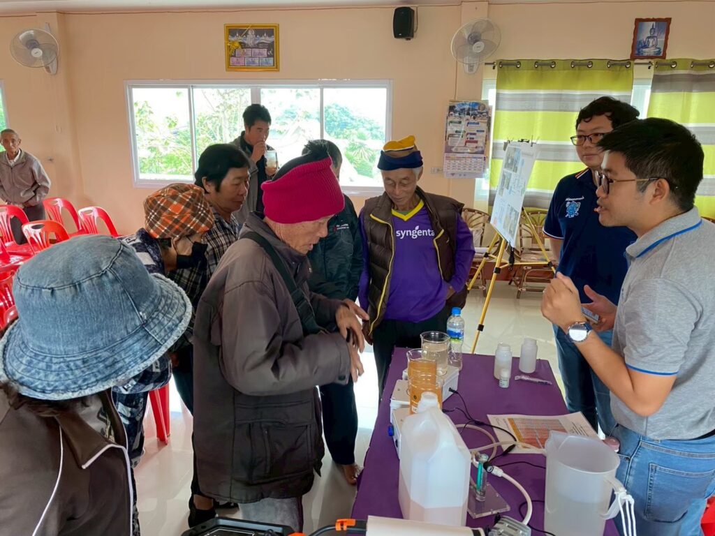 ภาพการลงพื้นที่คลินิกน้ำ จังหวัดเชียงราย