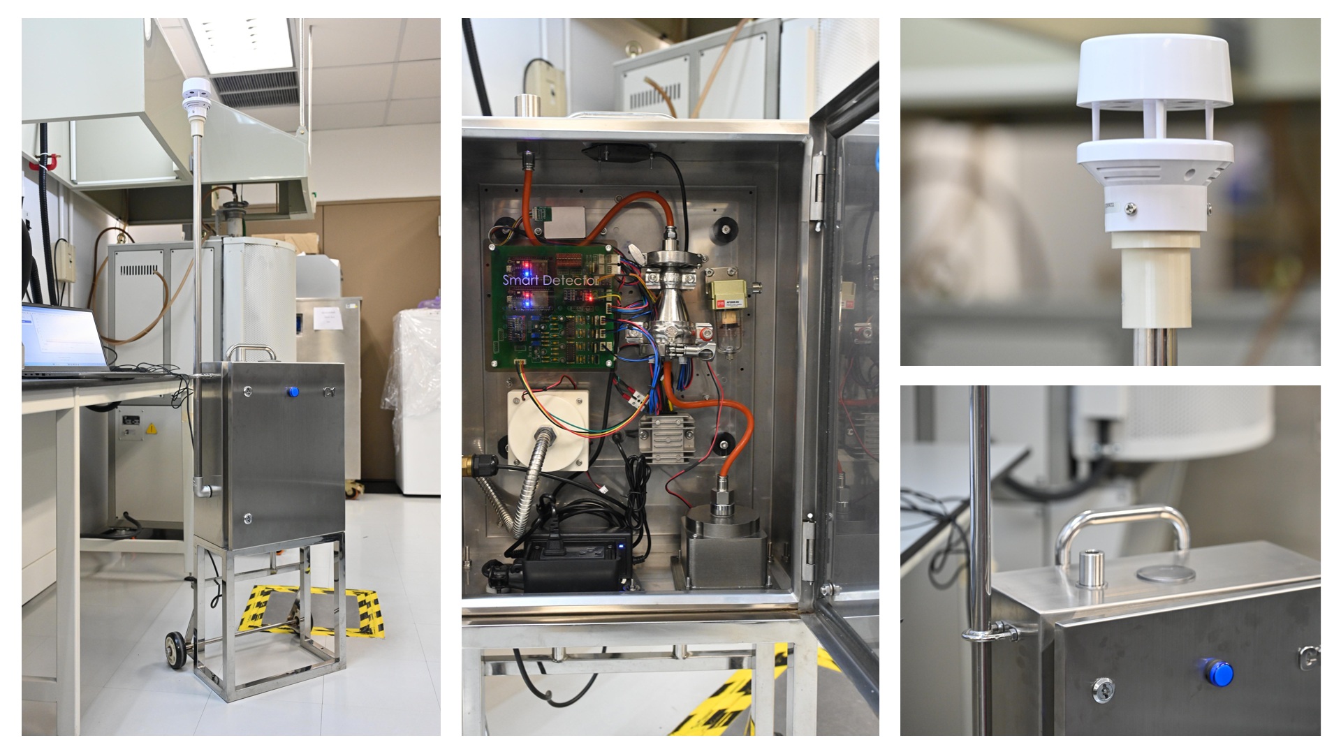 ภาพเครื่อง e-Nose ตรวจจับฝุ่น PM2.5