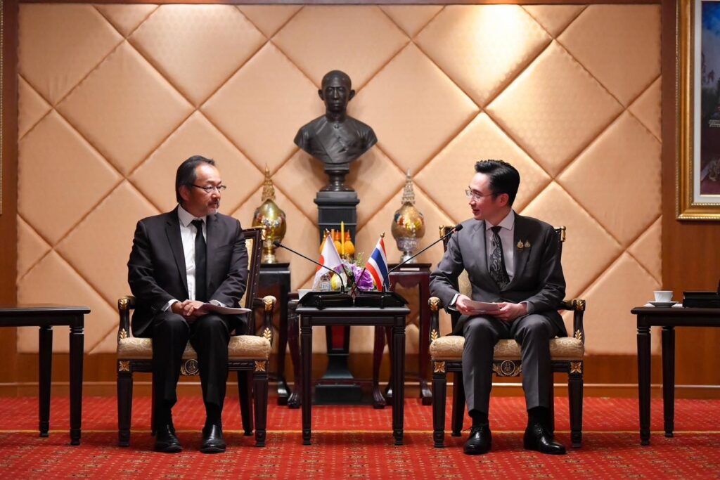 ภาพ: ศ. ดร.ยศชนัน วงศ์สวัสดิ์ รมว.อว. หารือทวิภาคีร่วมกับ H.E. Mr. Otaka Masato เอกอัครราชทูตญี่ปุ่น