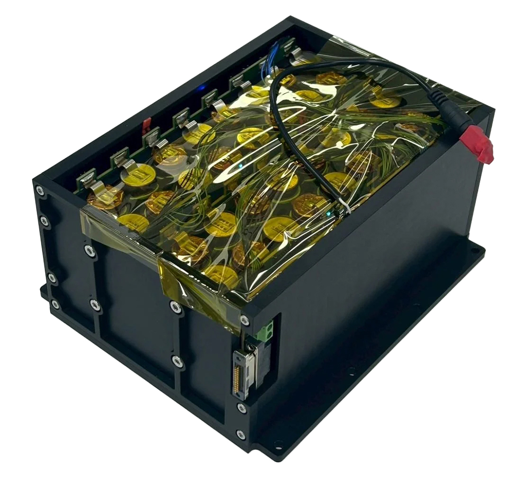 Thai satellite component manufacturing technology, focusing on battery pack engineering and materials designed for extreme environments.