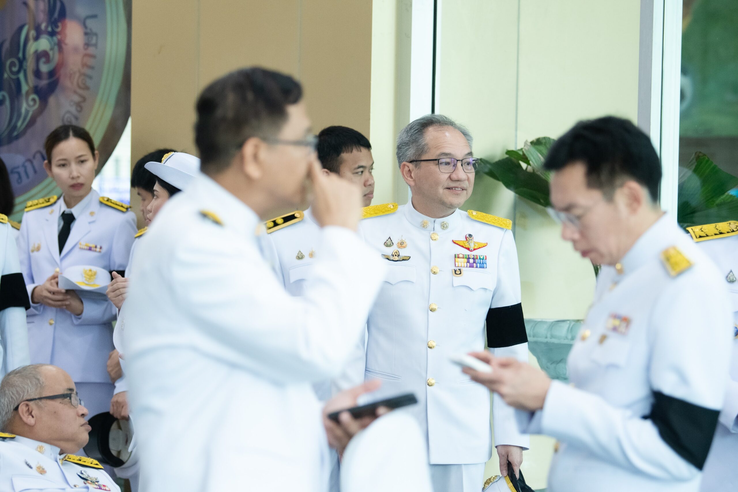 ภาพบรรยากาศข้าราชการและบุคลากร อว. - สวทช. พร้อมใจร่วมแสดงความอาลัย เฝ้าฯ รับเสด็จขบวนเชิญพระศพ สมเด็จพระเจ้าลูกเธอ เจ้าฟ้าพัชรกิติยาภาฯ