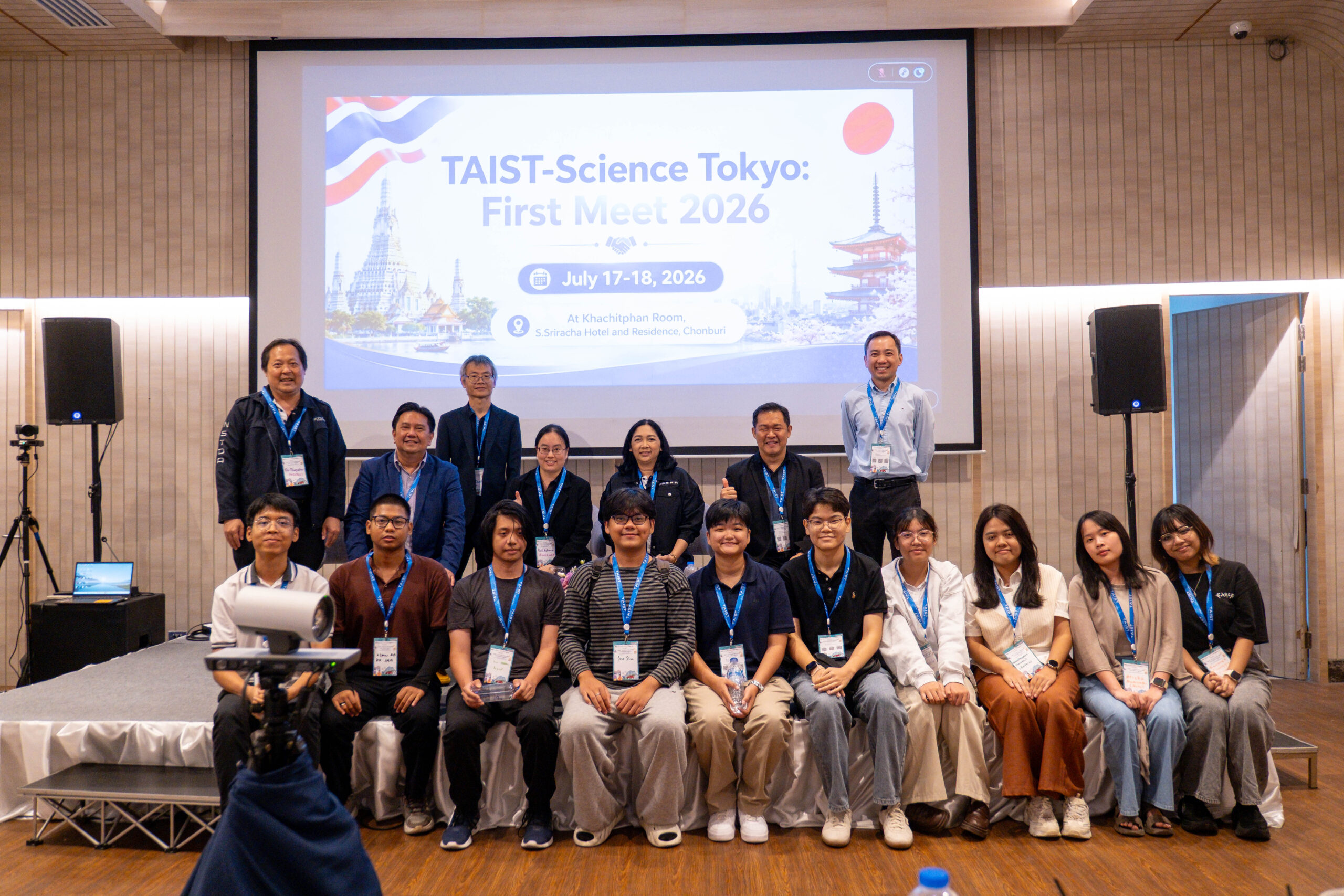 ภาพผู้ร่วมกิจกรรม TAIST-Science Tokyo จัดกิจกรรม "First Meet 2026" ต้อนรับนักศึกษาใหม่ ประจำปีการศึกษา 2569