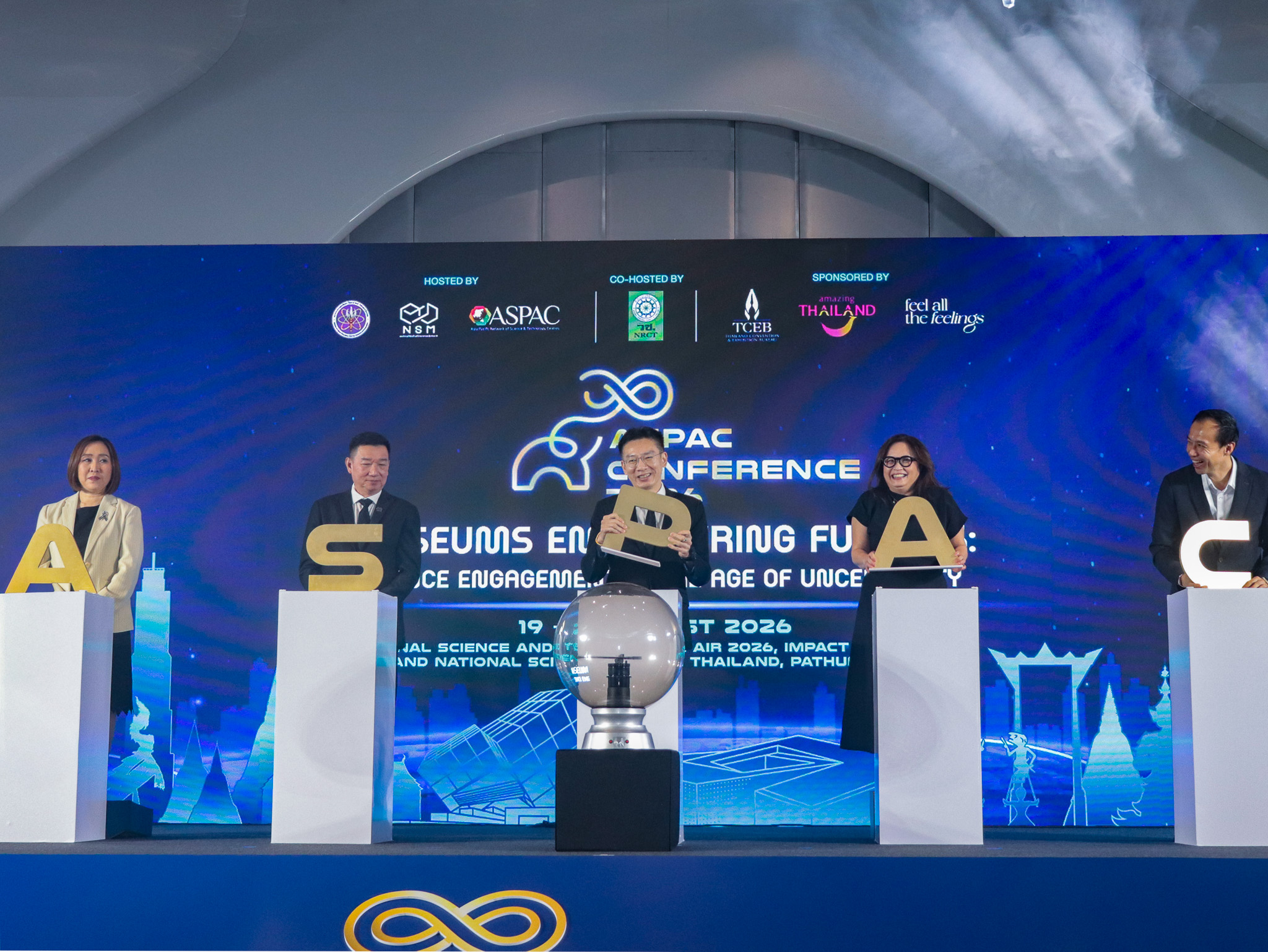 ภาพ ผู้บริหารในพิธีเปิด การประชุม ASPAC Conference 2026  ณ อาคารศูนย์แสดงสินค้าและการประชุม อิมแพ็ค เมืองทองธานี 