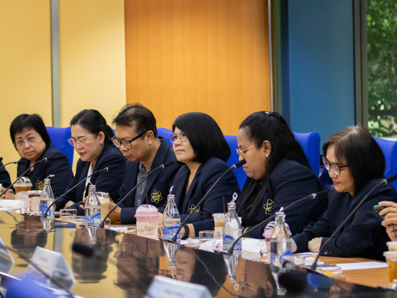 ภาพบรรยากาศการแลกเปลี่ยน การทำงาน