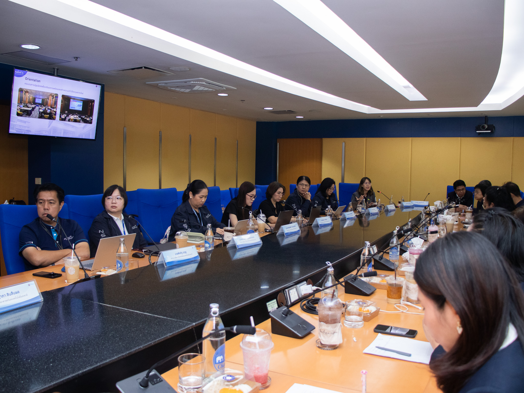 ภาพบรรยากาศการแลกเปลี่ยน การทำงาน