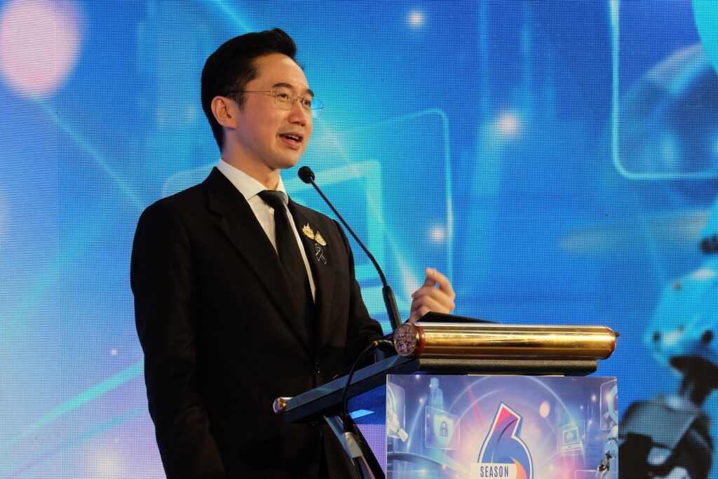 ศ. ดร.ยศชนัน วงศ์สวัสดิ์ รองนายกรัฐมนตรีและ รมว.อว. กล่าวเปิดงาน Super AI Engineer รุ่นที่ 6
