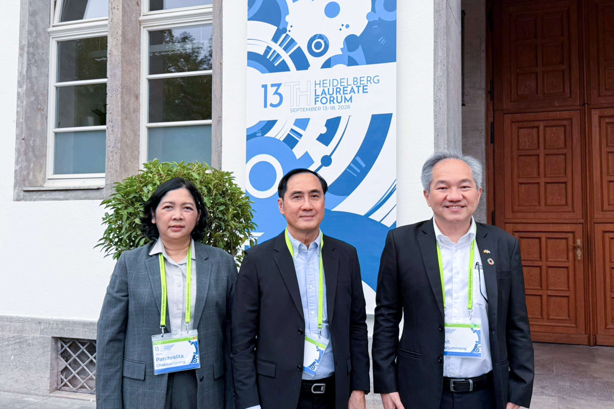 ภาพผู้แทน สวทช. และ สอวน. เข้าร่วมการประชุม Heidelberg Laureate Forum 2026