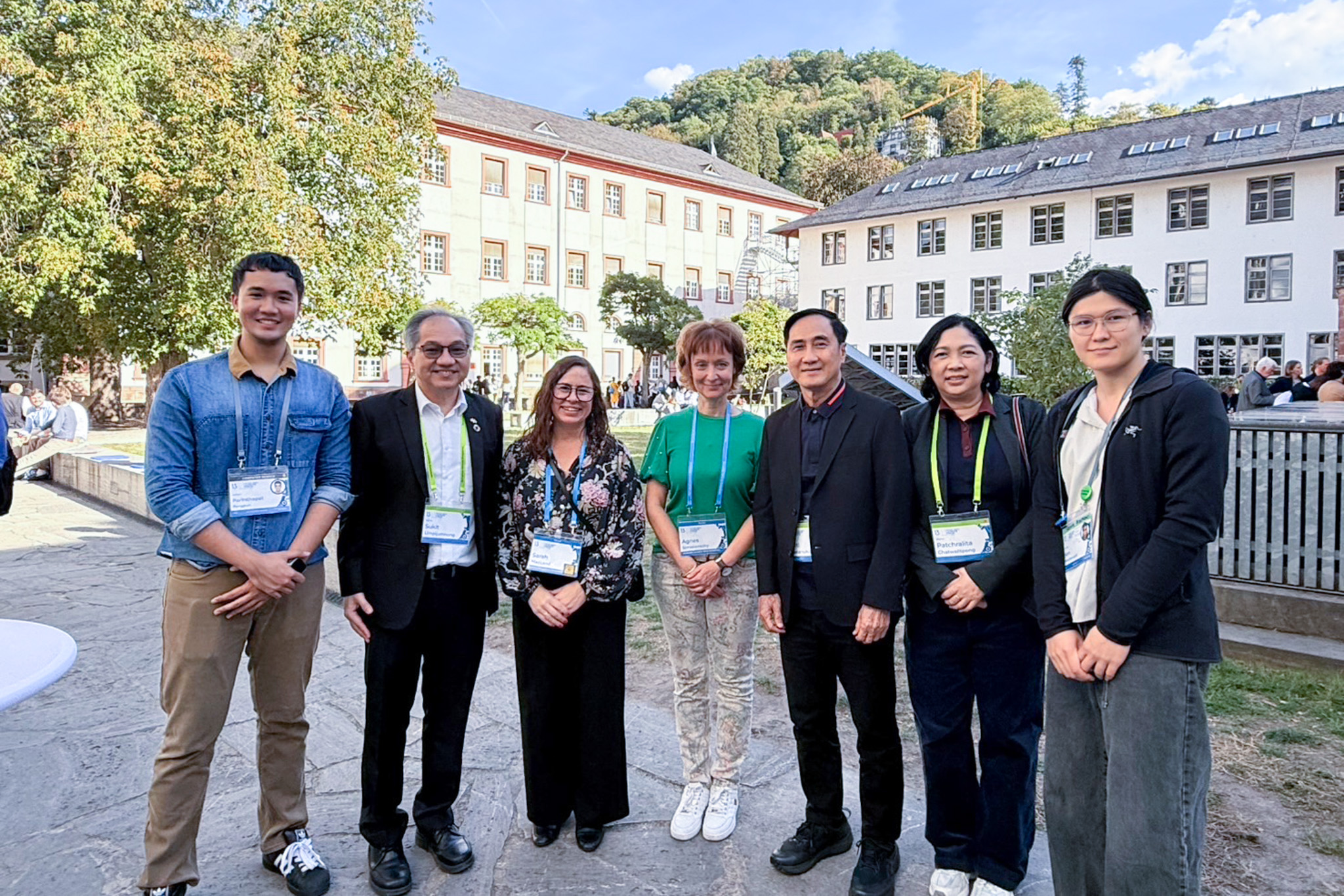ภาพนักวิจัยเยาวชนไทย 3 คนเข้าร่วม Heidelberg Laureate Forum 2026 ณ เมืองไฮเดลเบิร์ก ประเทศเยอรมนี