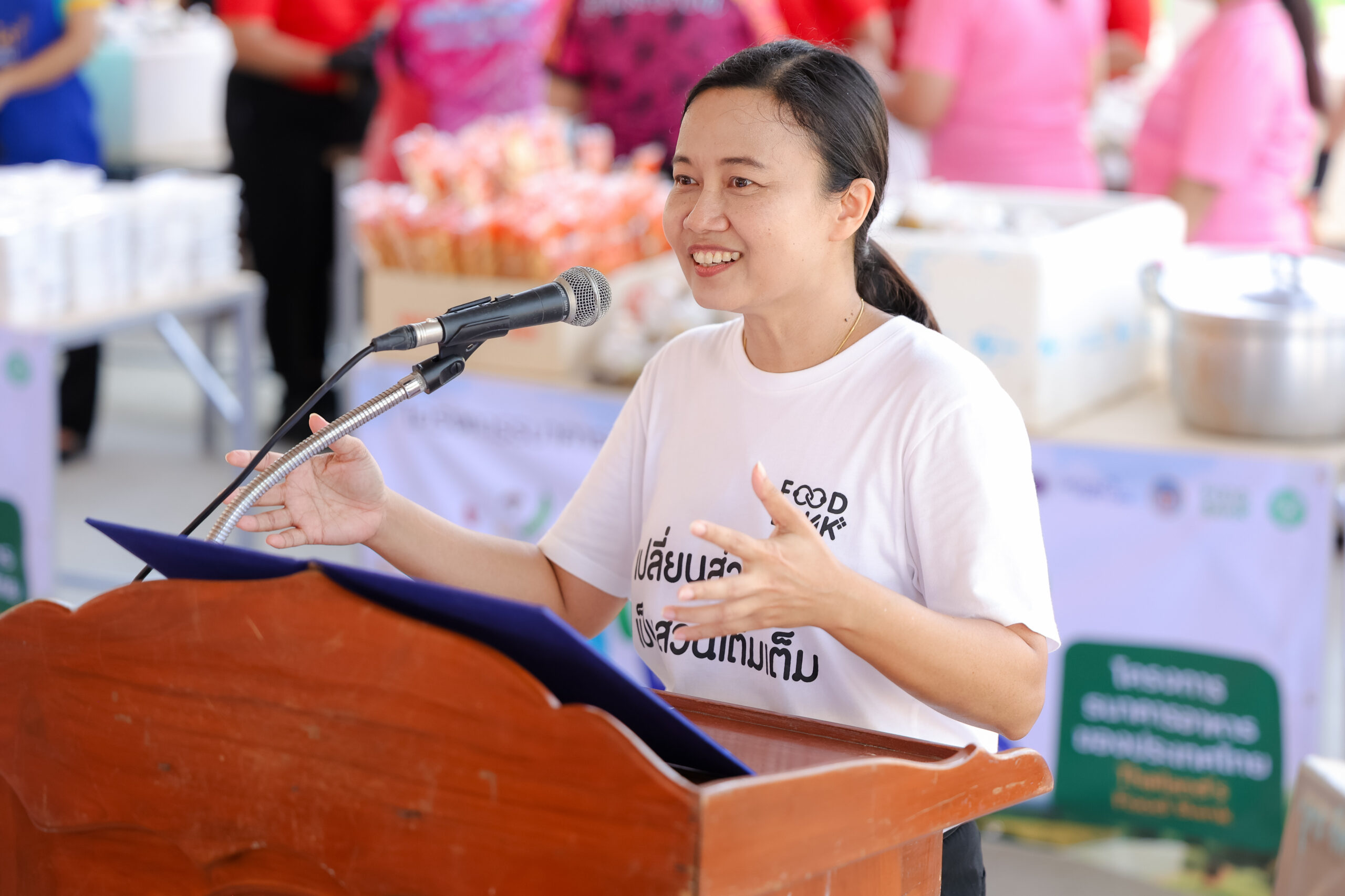 ภาพ ดร.ปัทมาพร ประชุมรัตน์ หัวหน้าโครงการ Thailand’s Food Bank สวทช.