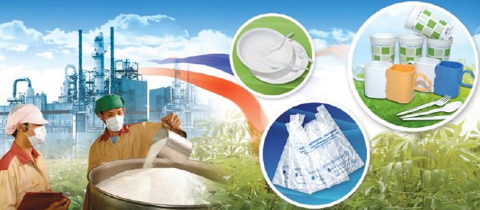 อุตสาหกรรมพลาสติกชีวภาพไทยสู่ประชาคมเศรษฐกิจอาเซียน <br />
			(Thai Bioplastics Industry towards ASEAN Economic Community)