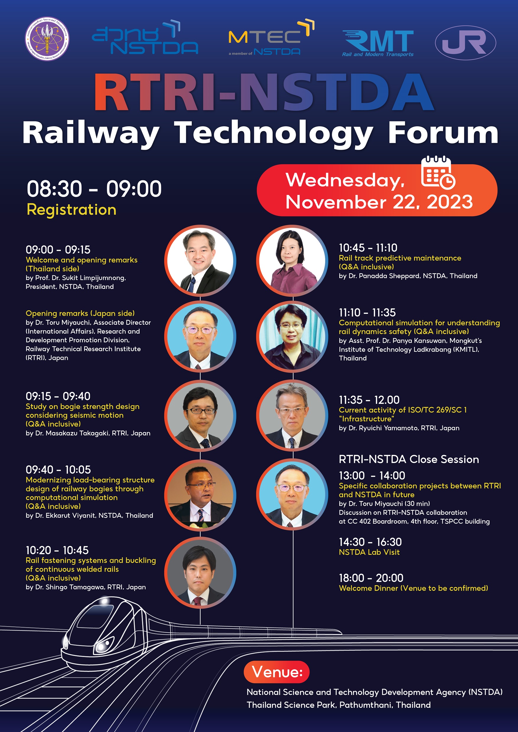 Poster Rmt RTRI-NSTDA Railway Technology Forum – Rail and Modern Transports ...