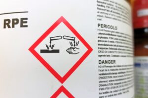 skin corrosion, การกัดกร่อนผิวหนัง, UN GHS Cat.1