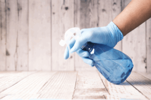 Antibacterial Activity of Germicidal Spray Products, ฤทธิ์ยับยั้งเชื้อแบคทีเรียของผลิตภัณฑ์ฉีดพ่นธรรมดาหรืออัดก๊าซ