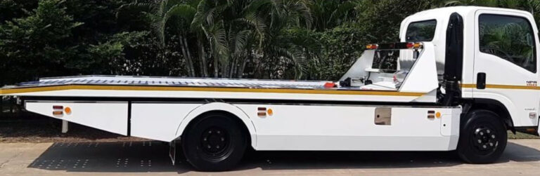 วิเคราะห์ความแข็งแรงของชุดถาดสไลด์แบบกองพื้นของรถบรรทุกลากจูง